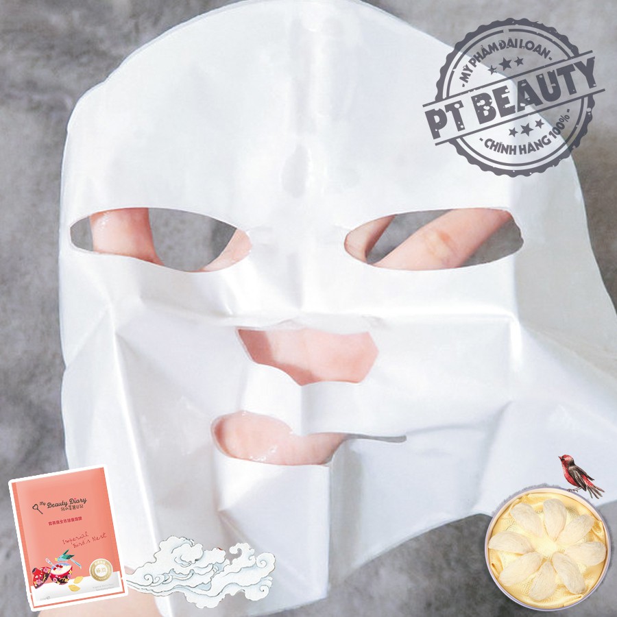 Mặt nạ My Beauty Diray Đài Loan Yến Đỏ dưỡng ẩm da hộp 8 miếng