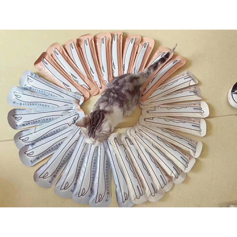 SÚP THƯỞNG CHO MÈO FURRYTAIL GÓI 6 THANH (72G) HỖ TRỢ TIÊU HÓA DINH DƯỠNG CHO MÈO