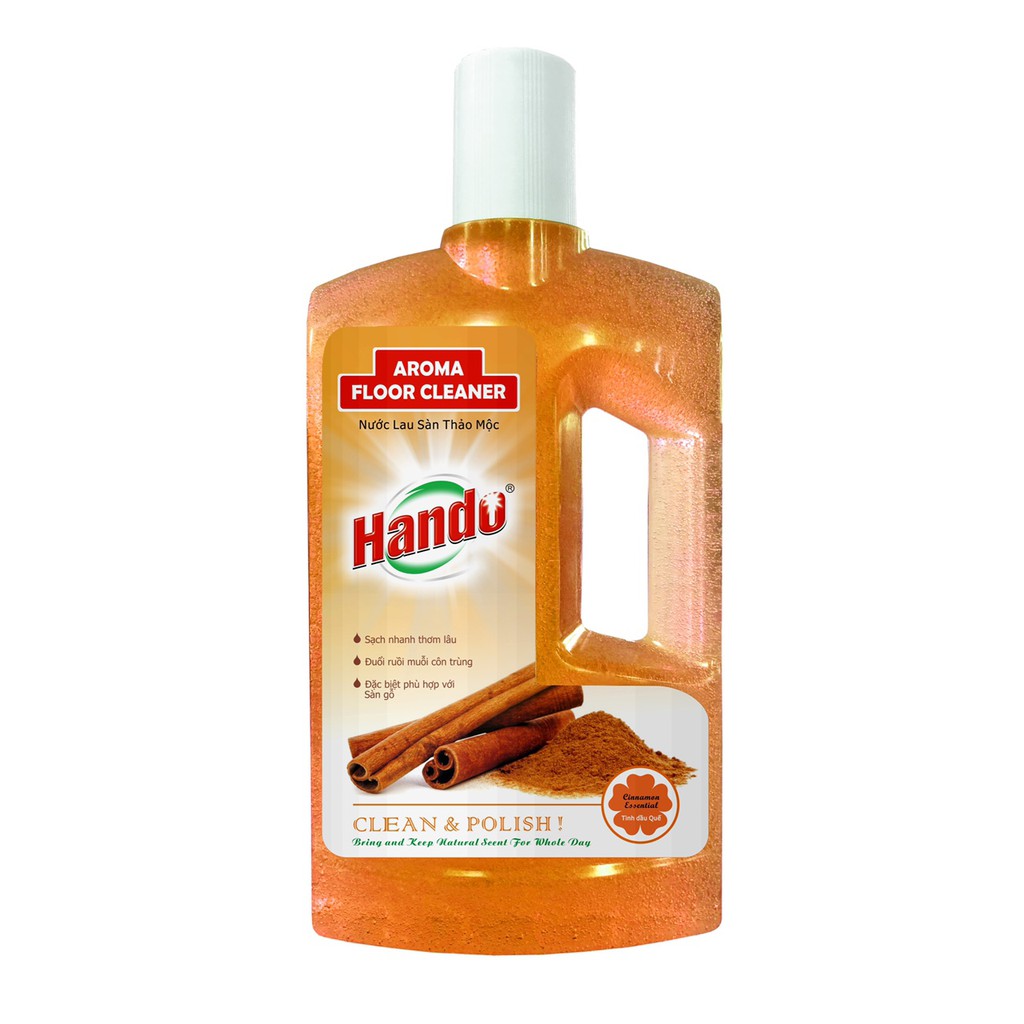 Combo 3 chai lau sàn 1000ml hando chanh xã