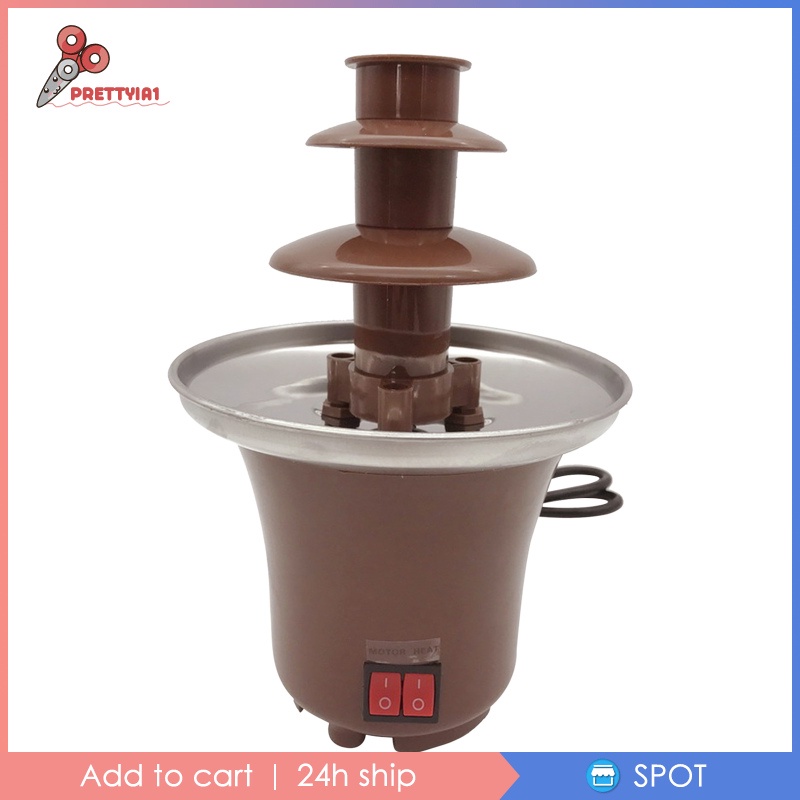 [Prettyia1] Máy Phun Sô Cô La Mini 3 Tầng Dùng Để Đựng Sốt / Sốt BBQ