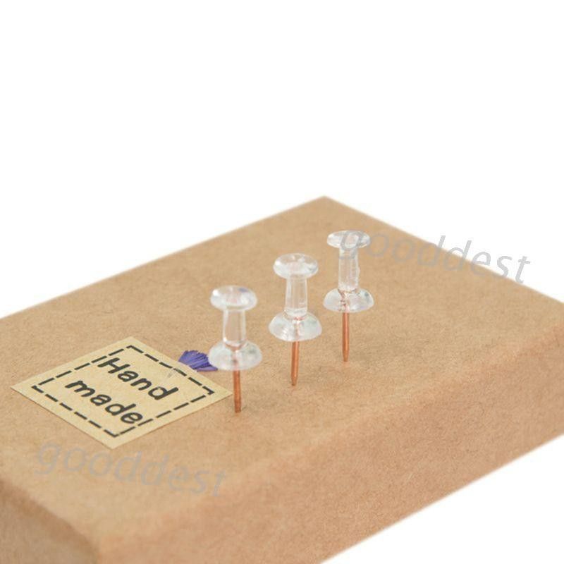 Đinh ghim bảng vải, bảng gỗ trong suốt 1 cái