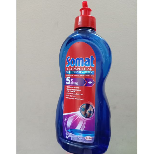 Nước làm bóng somat chai 750 ml dùng cho máy rửa bát