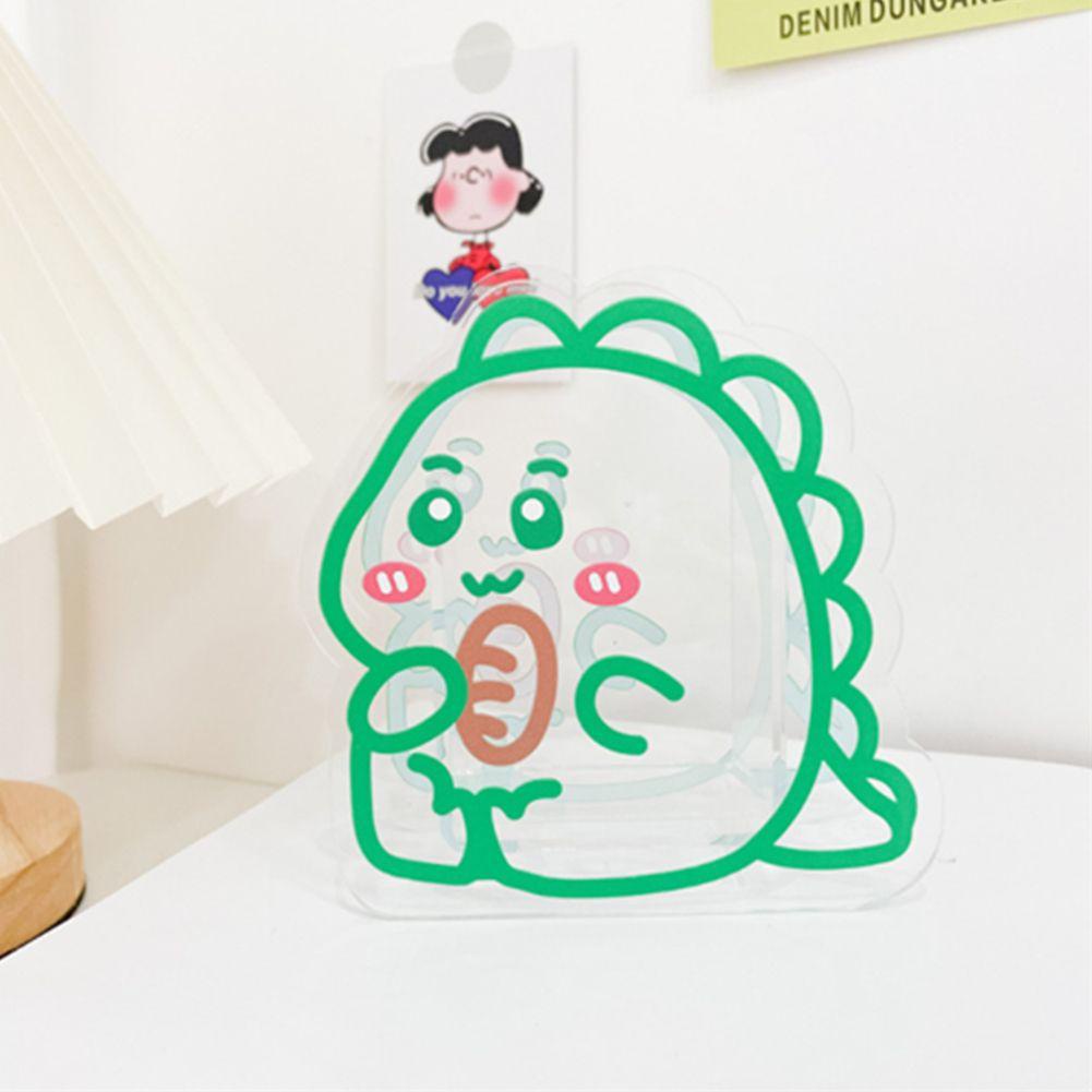 PISTA Lọ Đựng Bút Bằng Acrylic Họa Tiết Hoạt Hình Dễ Thương