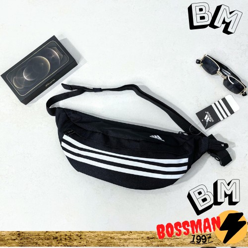 [TV 011] Túi Đeo Chéo Nam Unisex 3 Sọc - Thời Trang - Trẻ Trung - Phong Cách - Túi Bao Tử - BOSSMAN | BigBuy360 - bigbuy360.vn