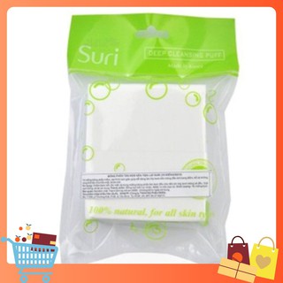 [Cực Hót] Bông tán kem nền và lót Suri Deep Cleansing Puff Hàn Quốc (16 miếng)