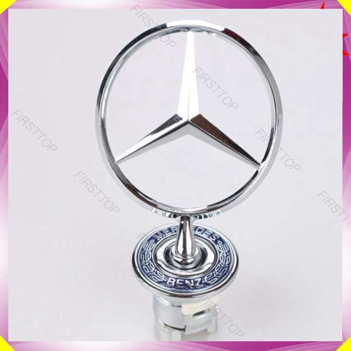 Logo Bằng Hợp Kim Mạ Crom Trang Trí Xe Hơi Mercedes