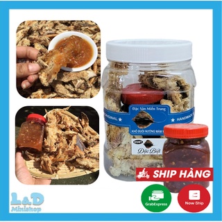 Khô cá đuối chấm mắm me hộp 350gr - ăn vặt siêu ngon đặc sản miền trung