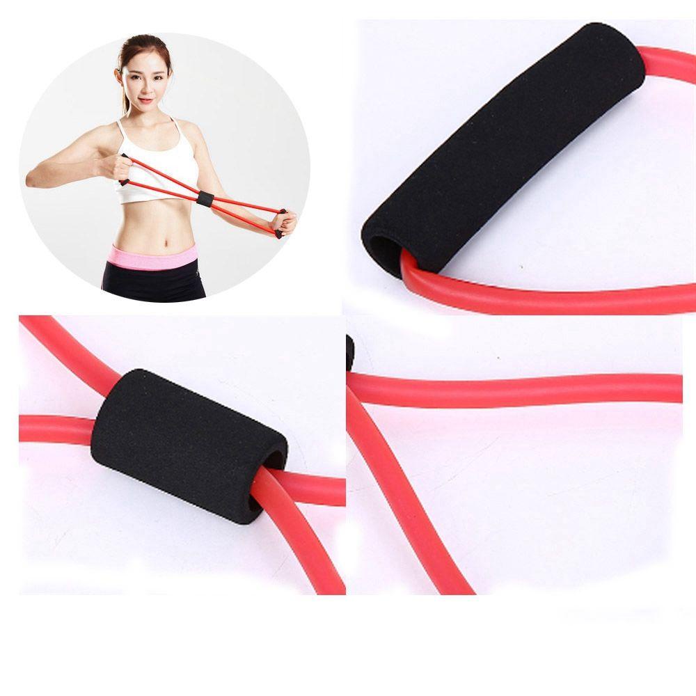 MUVAKO Dây Đai Kháng Lực Latex Co Giãn Màu Xanh Dương / Đỏ Hỗ Trợ Luyện Tập Thể Hình