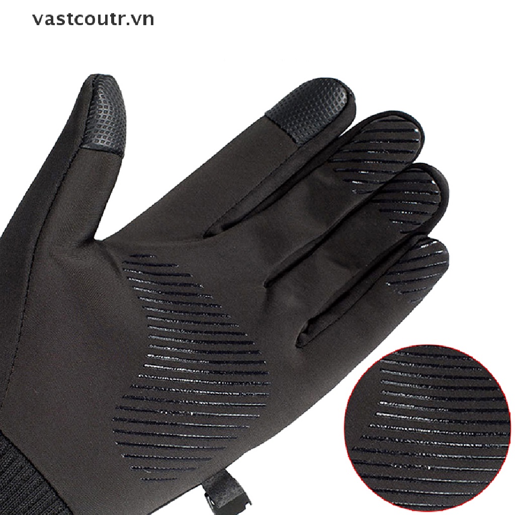 Găng Tay Thể Thao Chống Trượt Có Thể Chạm Màn Hình Cảm Ứng Thời Trang Mùa Đông Cho Nam