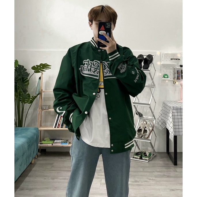 ÁO KHOÁC BOMBER DÙ 2 LỚP