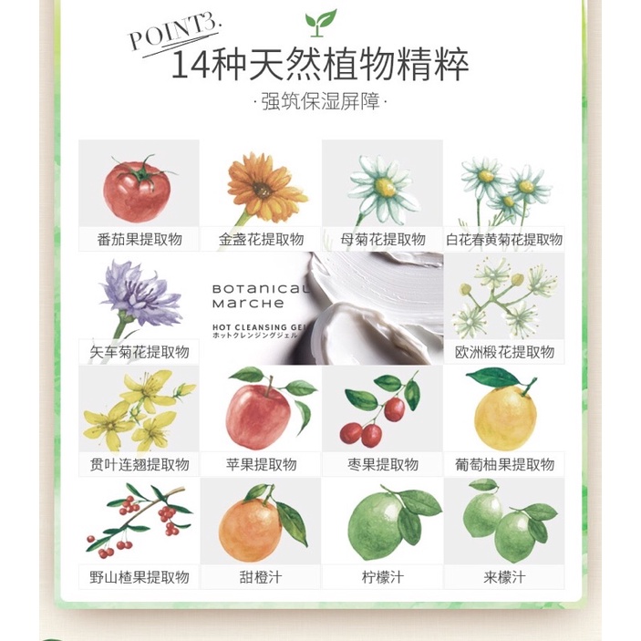 SỮA RỬA MẶT THẢO MỘC BOTANICAL MARCHE 120G NHẬT BẢN
