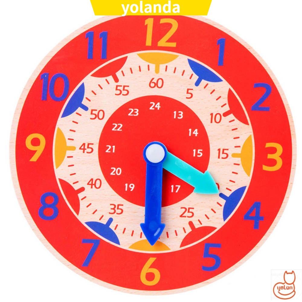 Đồ Chơi Lắp Ráp Hình Đồng Hồ Bằng Gỗ Giáo Dục Nhận Thức Cho Trẻ Mẫu Giáo