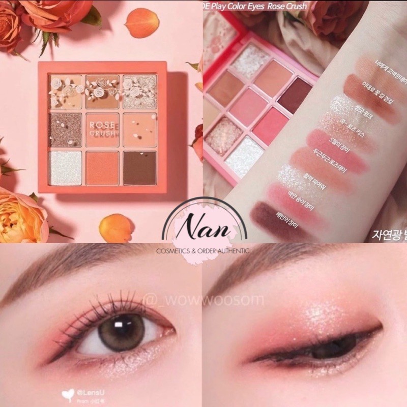 Bảng phấn mắt 9 Ô Rose Crush