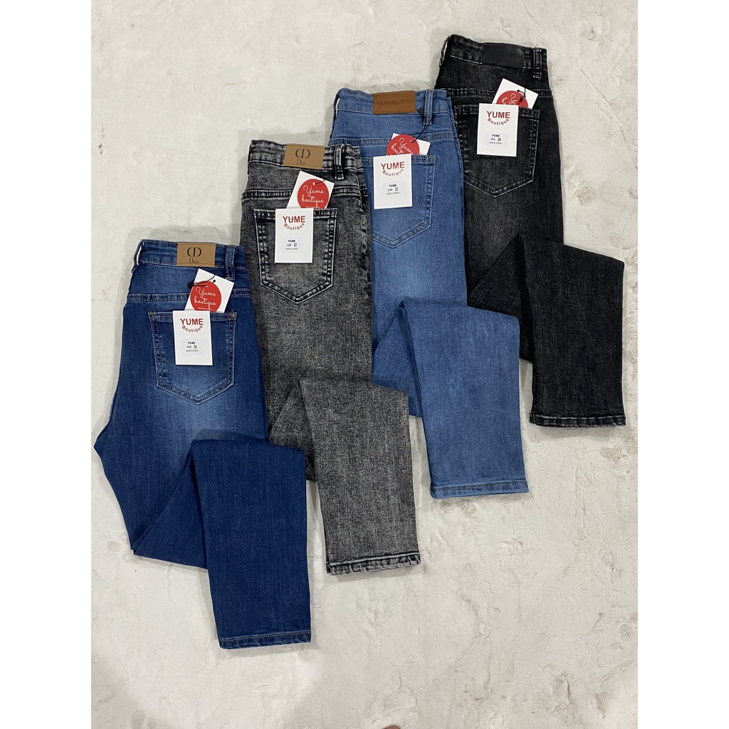 Jeans Nữ Cao cấp, BigSize  FREESHIP khi mua hàng. Vải dày và co giãn.YuMe -MS:042