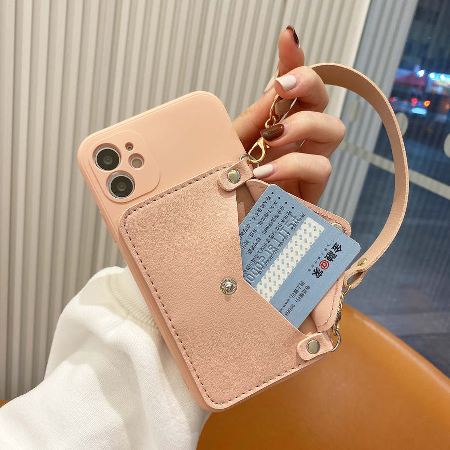 Ốp điện thoại Silicon mềm kèm ví cao cấp cho IPHONE 12 MINI 12 PRO 11 XR 8 PLUS 7P X 12 PRO MAX | BigBuy360 - bigbuy360.vn