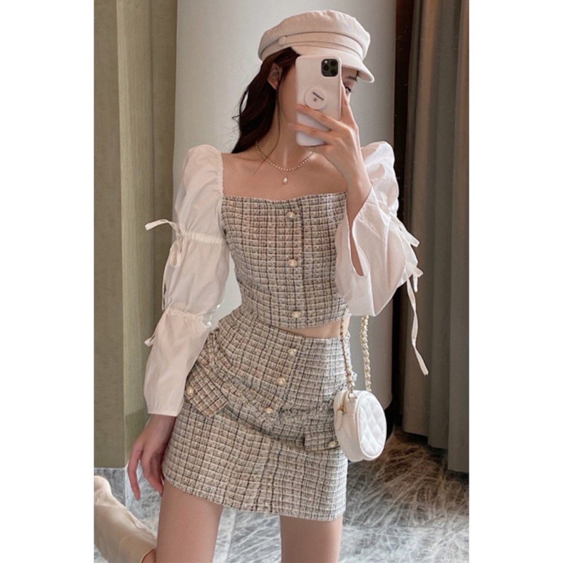 Set dạ tweed