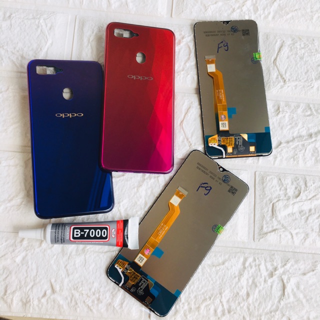 Combo Bộ Vỏ Sườn + Màn Hình Oppo F9 Zin Hàng Cao Cấp (Tặng tuýp keo)