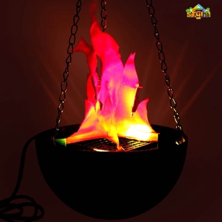 ELECTRONIC Đèn Led Giả Ngọn Lửa 3d Trang Trí Halloween