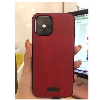 Ốp lưng sulada da cho iphone 12 mini/ 12/12 pro/12 pro max da cao cấp, bảo vệ mặt lưng máy