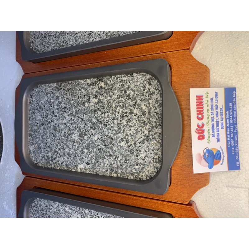 Đá nướng thịt khay đá nướng bò bít tết khay đá giữ nhiệt