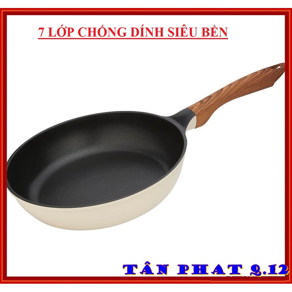 CHẢO ĐÚC ĐÁY TỪ hàn quốc, CHỐNG DÍNH, 7 LỚP Green Cook GCP03 đủ size