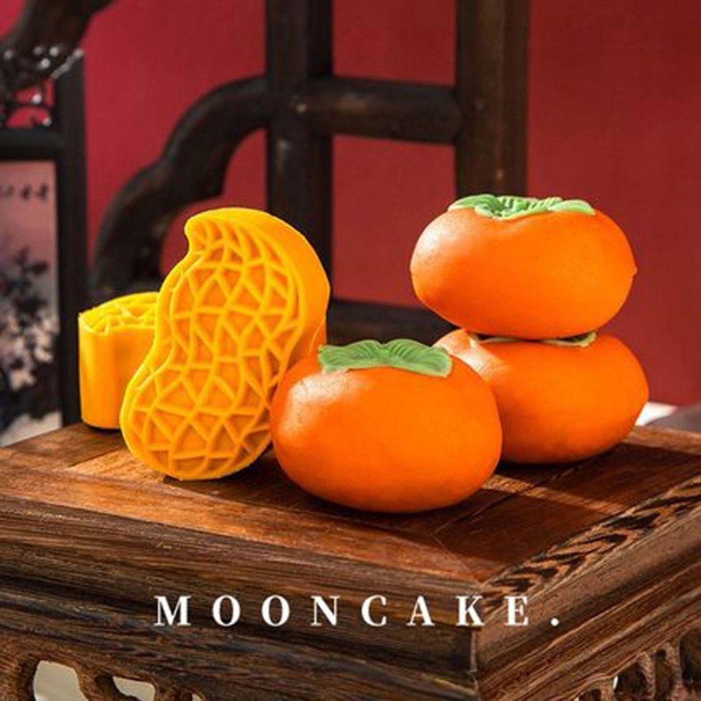 Khuôn Nhấn Tay Làm Bánh Quy Hình Đậu Phộng Ma 'Amoul 3D Kiểu Trung Hoa