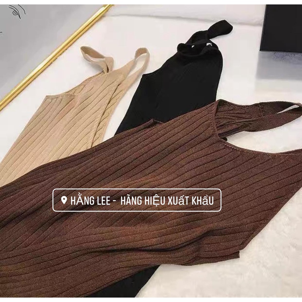 (SẴN) VÁY 2 DÂY LEN TĂM QCCC SIÊU XINH | BigBuy360 - bigbuy360.vn