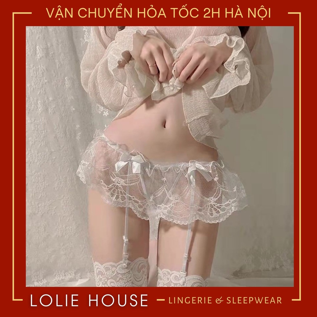 Kẹp tất đùi sexy - Quần kẹp tất sexy quyến rũ LOLIE HOUSE - QT6