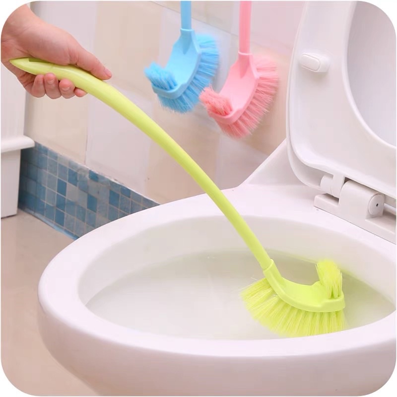 Chổi cọ toilet ❤️SALE❤️Chổi cọ nhà vê sinh đa năng thiết kế thông minh 2 đầu tiện dụng cọ dễ dàng nhanh chóng CC01