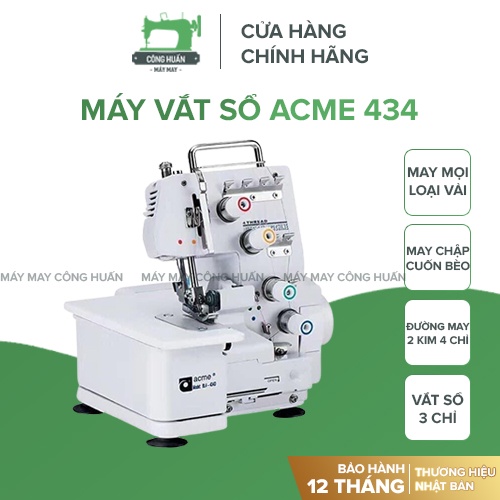 Máy Vắt Sổ ACME 434 - Dòng Máy 3in1 Mới - 100% Chính Hãng