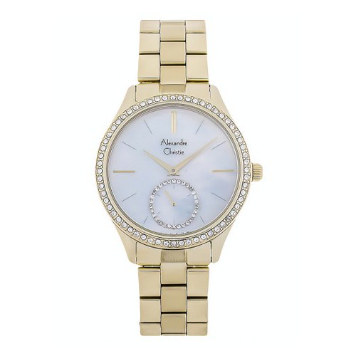 Đồng hồ đeo tay nữ hiệu Alexandre Chrities 2715BFBGPMS