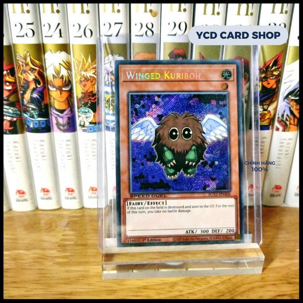 Thẻ bài Yugioh Chính Hãng Winged Kuriboh - Secret Rare