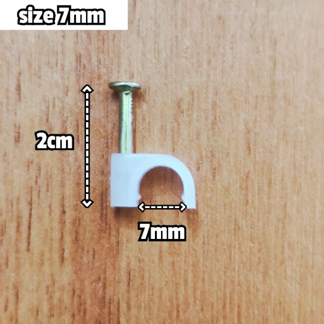 Móc đóng dây điện vào tường 7mm & 13mm