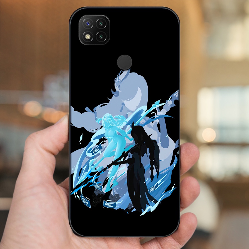 Ốp lưng Xiaomi Redmi 9C viền đen in hình Shenhe Genshin Impact