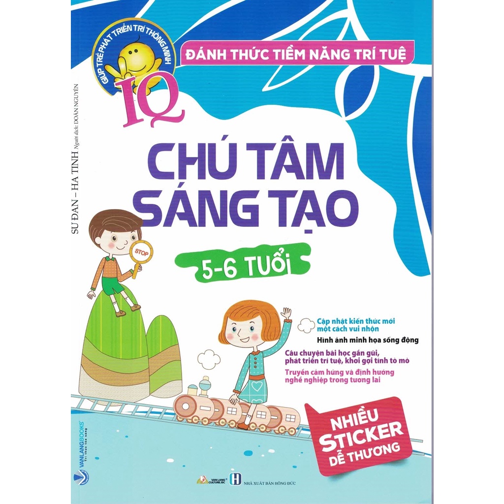 Sách - Đánh Thức Tiềm Năng Trí Tuệ - Chú Tâm, Sáng Tạo (5-6 Tuổi)