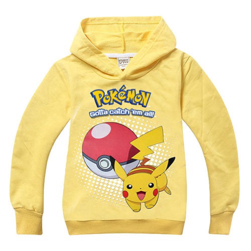 Áo hoodie Pokemon Go cho bé