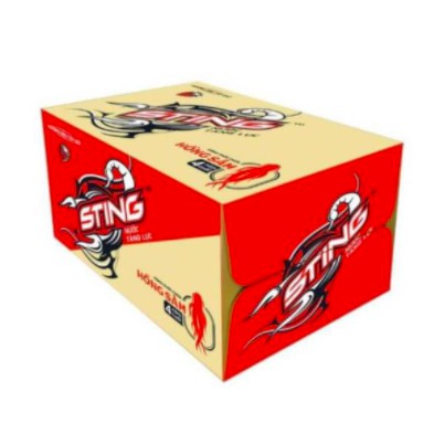 THÙNG 24 CHAI STING ĐỎ DÂU (330ML/CHAI)