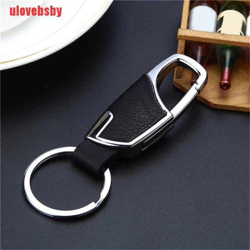 Móc Khóa Da Kim Loại Sáng Tạo Cho Nam