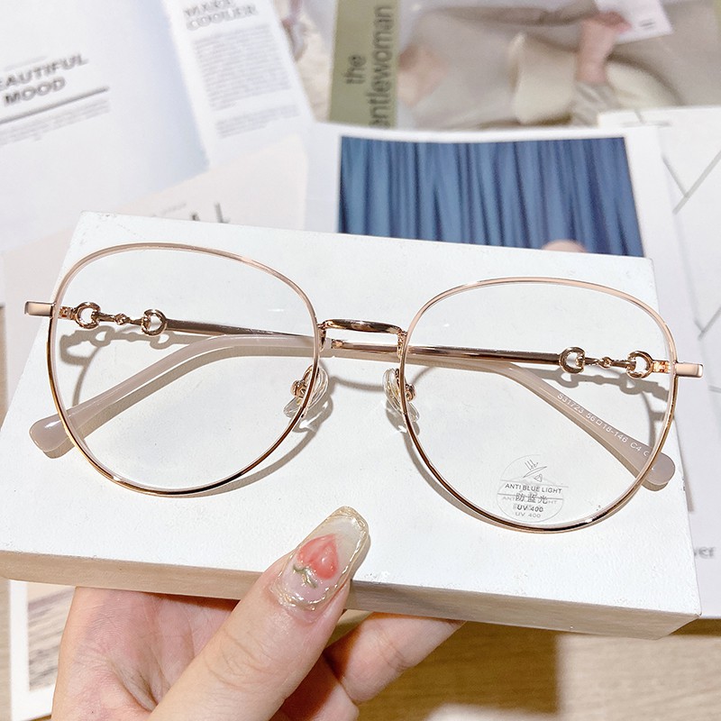 Mắt Kính Gọng Tròn Chống Ánh Sáng Xanh Thời Trang Cho Nam Nữjz31723 | BigBuy360 - bigbuy360.vn