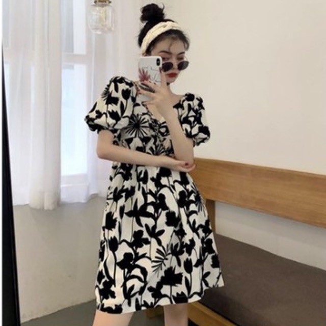 Váy nữ ❤️FREESHIP❤️ Đầm hoa Quảng Châu oder giá rẻ