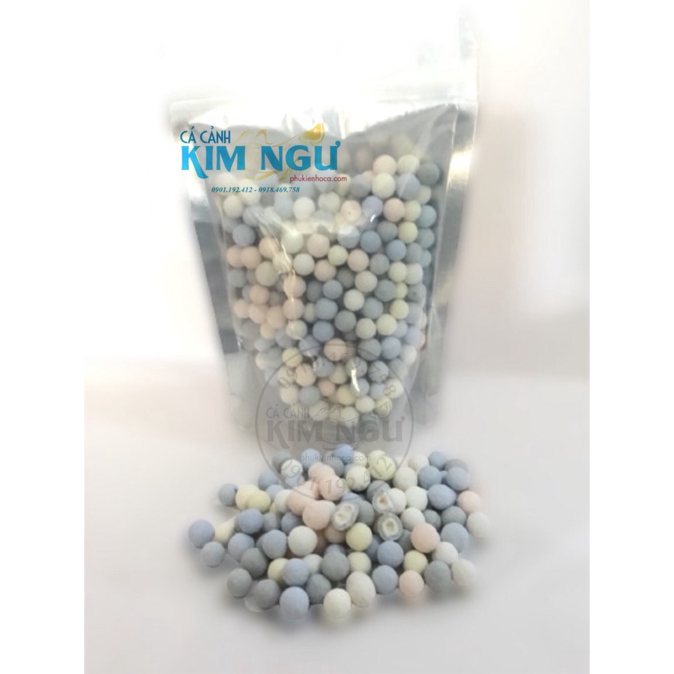 Sứ Viên Bi Subtrate Nhiều Màu Lọc Nước Hồ Cá 500gr