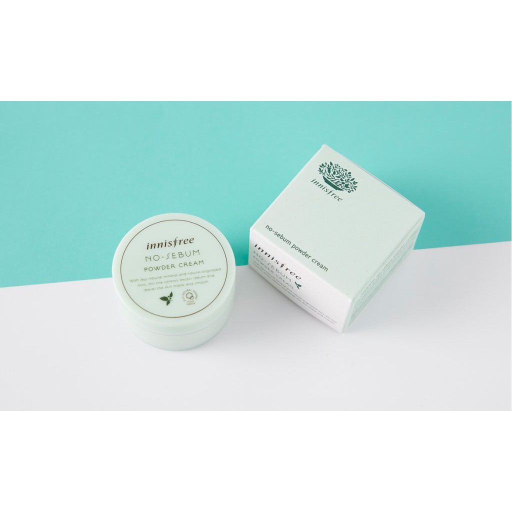 [Giá Sập Sàn]Kem dưỡng kiềm dầu No Sebum Powder cream Innisfree