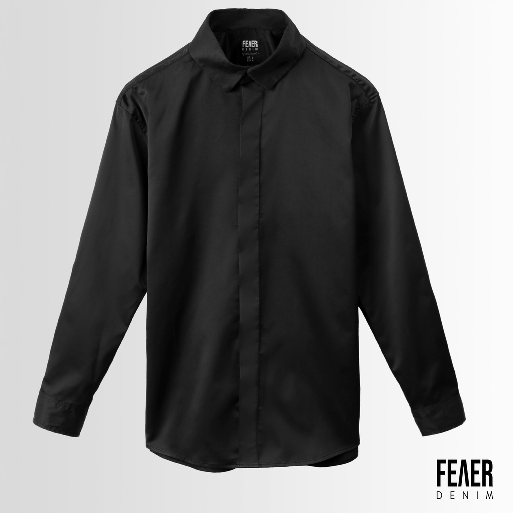 Áo sơ mi nam tay dài nam FEAER chất lụa thoáng, cao cấp Basic Long Sleeve