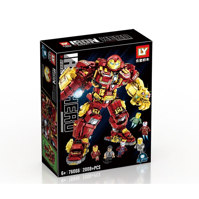 Đồ chơi Lắp ráp Mô hình người Sắt 76066 Avengers Marvel Iron Man Hulkbuster