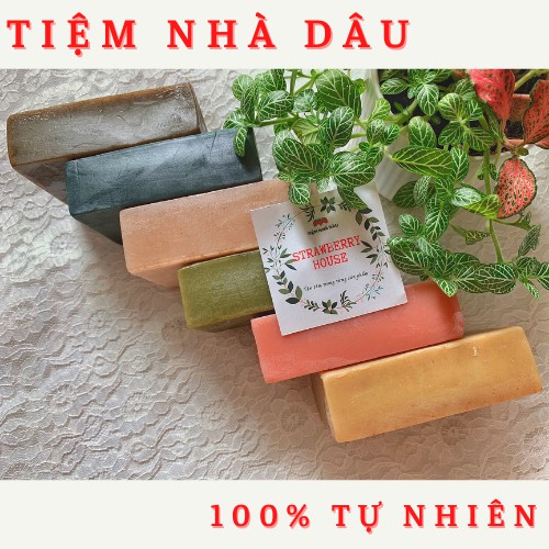 (Bán Chạy) Xà bông Organic Dưỡng Da Toàn Thân - Xà Phòng rửa mặt, tắm Handmade (HSD: 18 tháng)