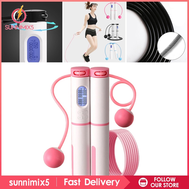 Dây Nhảy Kỹ Thuật Số Có Thể Điều Chỉnh Đếm Calories Thông Minh