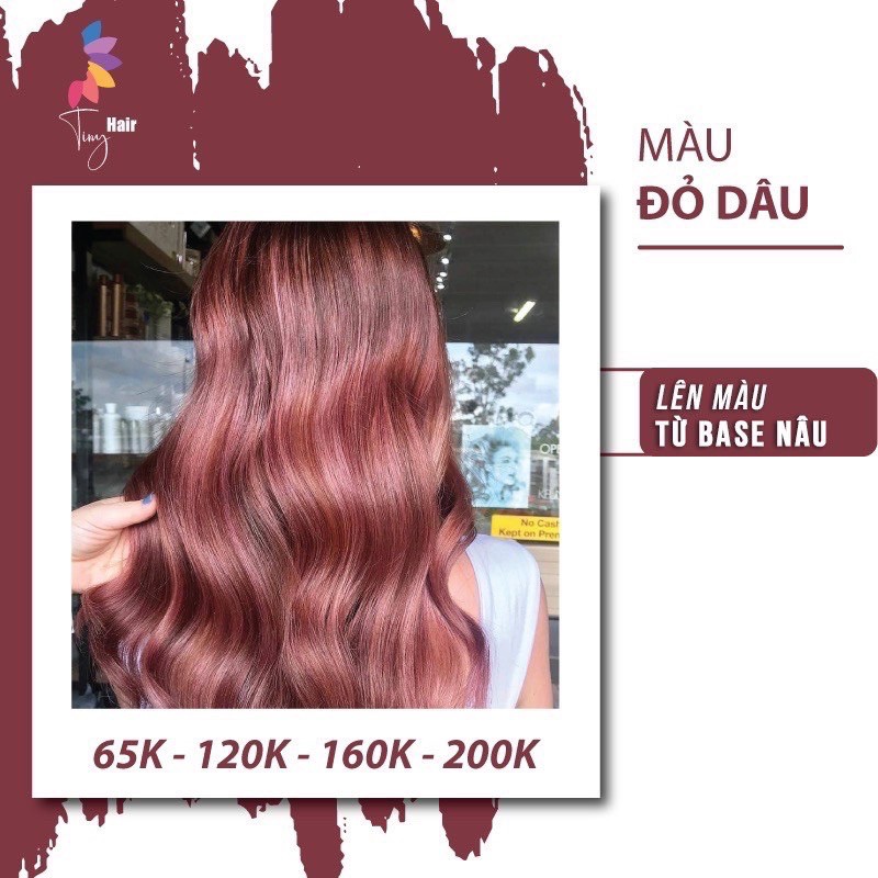 Thuốc nhuộm tóc màu ĐỎ DÂU - STRAWBERRY