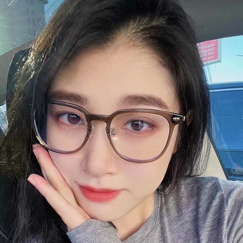 JIUERBA Kính Chống Bức Xạ Ánh Sáng Xanh Hình Vuông Phong Cách Retro Thời Trang Chất Lượng Cao Cho Nam Nữ