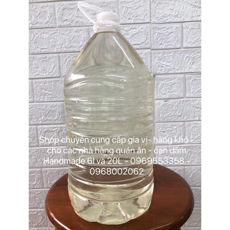DẤM TRẮNG CAN HANDMADE - 5L - CHUYÊN NHÀ HÀNG QUÁN ĂN