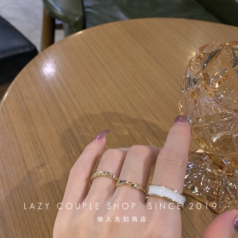 Nhẫn Thời Trang Hình Bướm Có Thể Điều Chỉnh Phong Cách Hàn Quốc Dành Cho Nữ